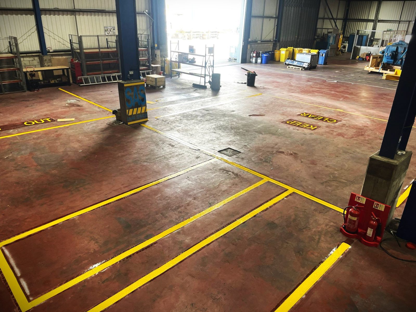 Warehouse Line Marking Yorkshire