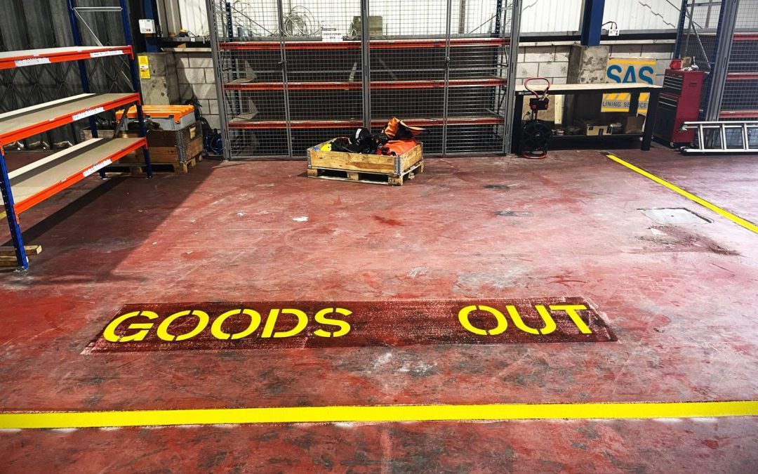 Warehouse Line Painting Yorkshire
